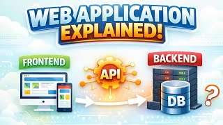 Web Application Architecture Explained | Frontend | Backend | Server | Database | REST API