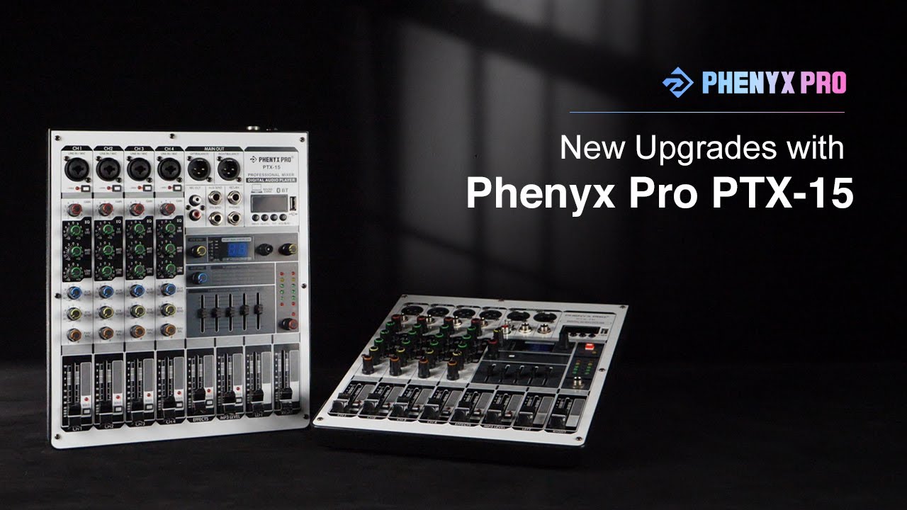 Introducing--New Upgtades with Phenyx Pro PTX-15 - YouTube