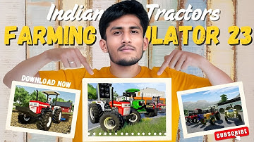💥DOWNLOAD • FARMING SIMULATOR 23 WITH INDIAN TRACTOR MOD.🤯☠️🔥#fs23gameplay #farmingsimulator23 #fs23