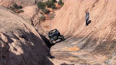 Hells Gate on Hells revenge trail in RZR. Moab, Ut