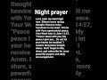 night prayer #quotes #prayday #love #christianprayer #prayerandpurpose #prayer #prayertogod