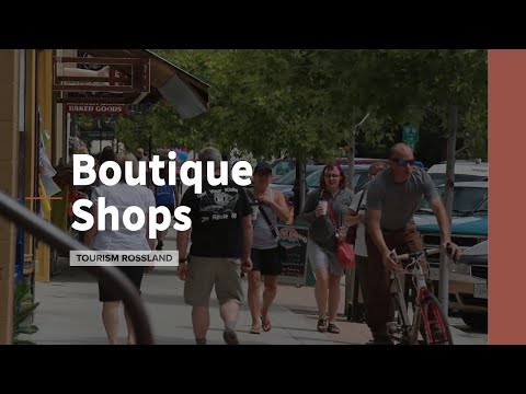 Rossland: Boutique Shops