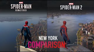 Spider-Man 2 vs Spider-Man Remastered - New York Comparison