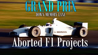 Grand Prix Down Memory Lane Aborted F1 Projects Honda Ra099, Dams, Ikuzawa