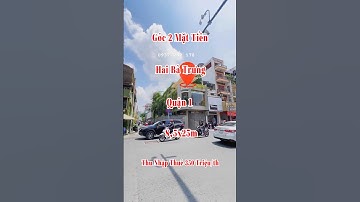 Căn góc 2 Mặt Tiền Hai Bà Trưng và Đinh Công Tráng Quận 1 - ngang lớn 8,5m đối diện Nhà Thờ Tân Định