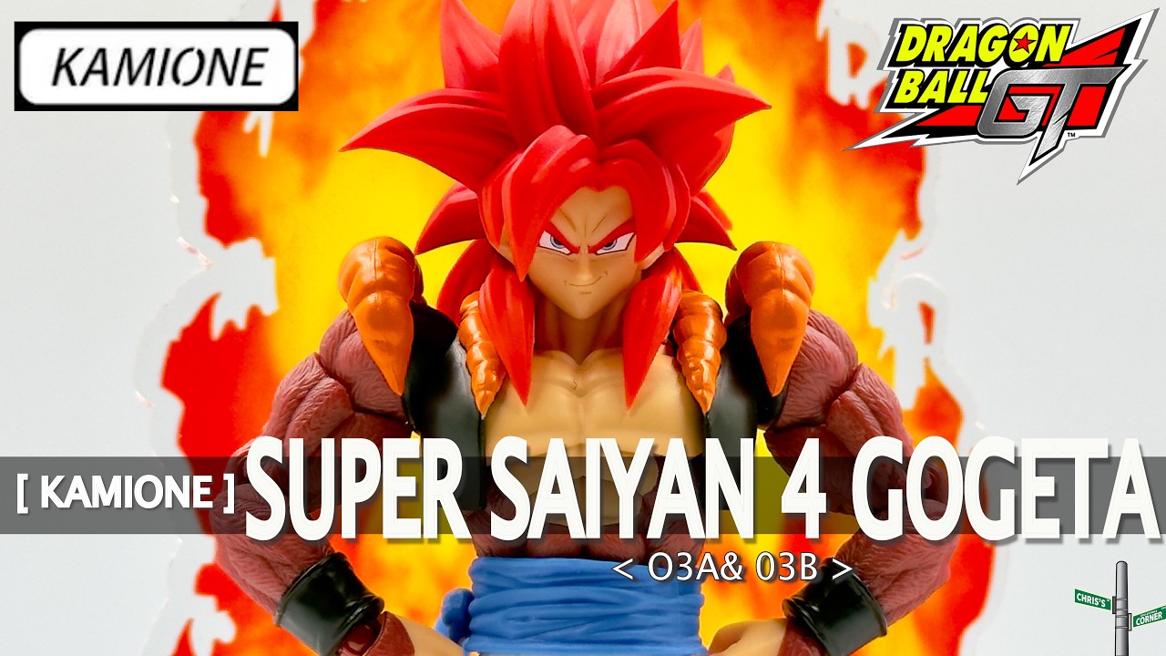 KAMIONE Super Saiyan 4 Gogeta (03A & 03B) Review - YouTube