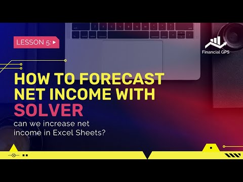 How to Forecast Net Income with Solver in Excel