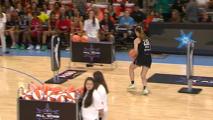 Sabrina Ionescu and Zoe Brooks are the 2022 WNBA Skills Challenge champs