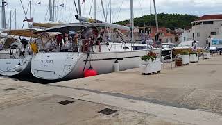 Boat crash at Marina Korčula (weekend captain )