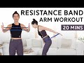 Resistance Band Arm Workout - Triceps, Biceps, Shoulders