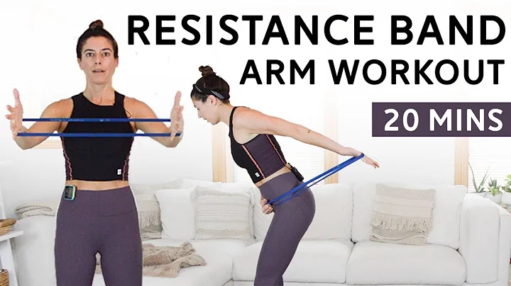 Resistance Band Arm Workout - Triceps, Biceps, Sho...