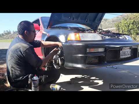 Brakes and rotors 1990 Civic Si
