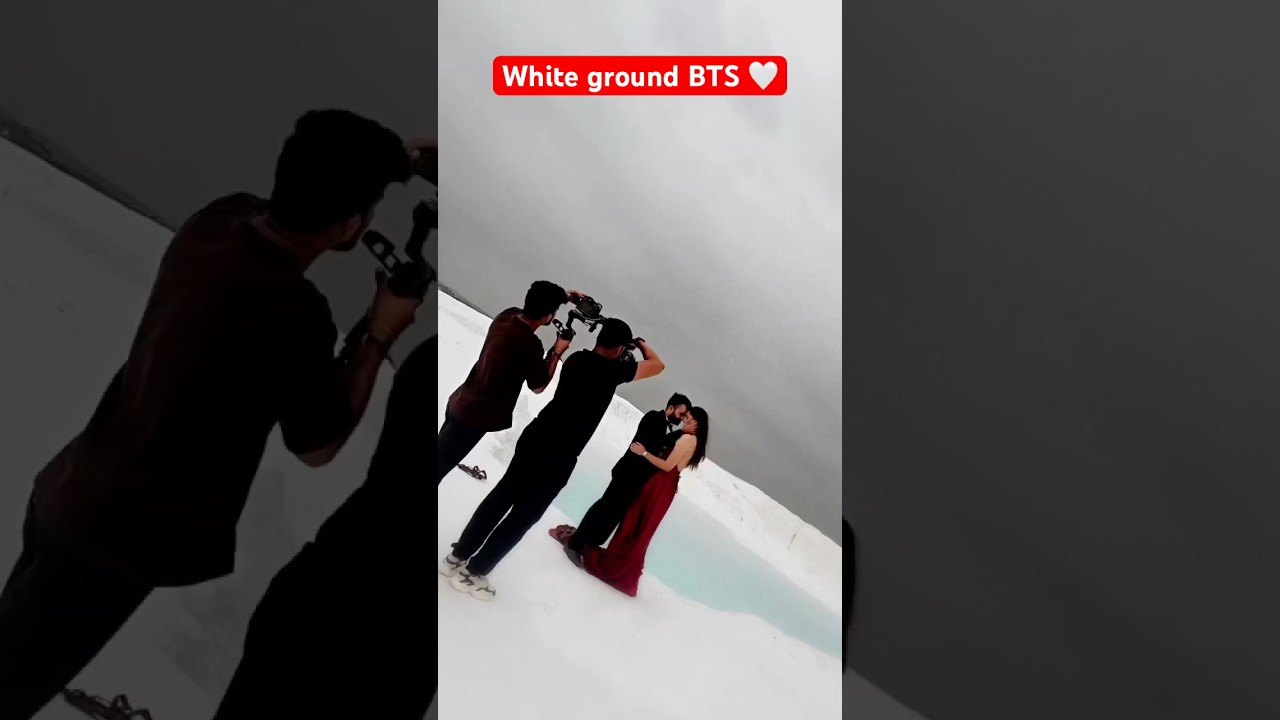 White Ground BTS | Viral Prewedding Behind The Scenes 🎥🔥