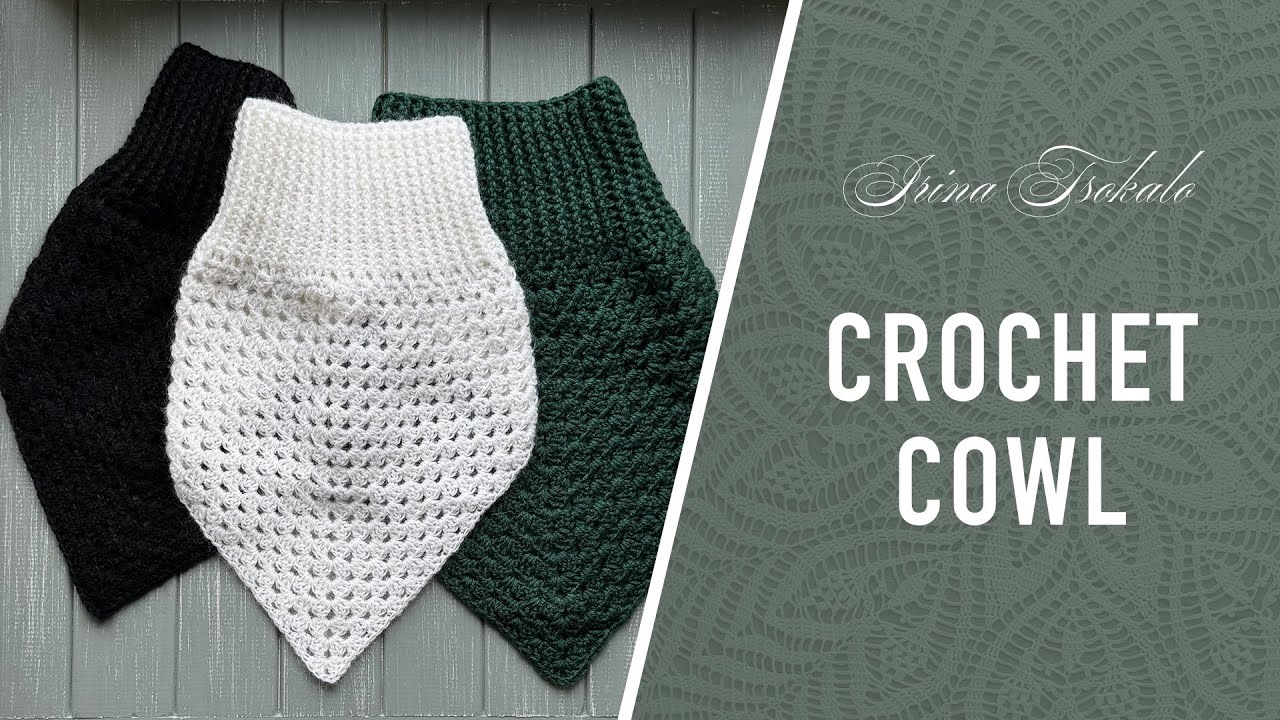 Crochet Granny Square Cowl/Neckwarmer/Shawl 🧶