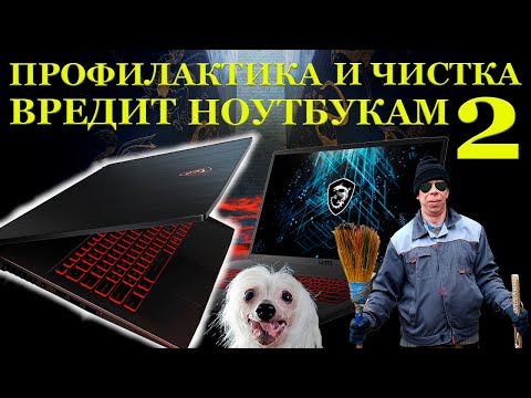 Чистка и профилактика ВРЕДНА для игровых ноутбуков. Часть2 MSI GF75 Thin 10US-047XRU