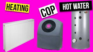 Cosy Heat Pump COP For HOT Water Vs Central Heating FULL DATA