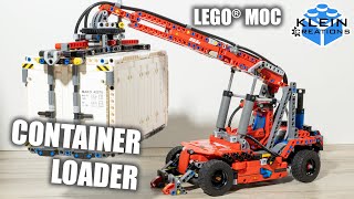 LEGO MOC 122566 Container Loader Preview | LEGO Technic 42144 MOCs Pneumatics System Kleincreations