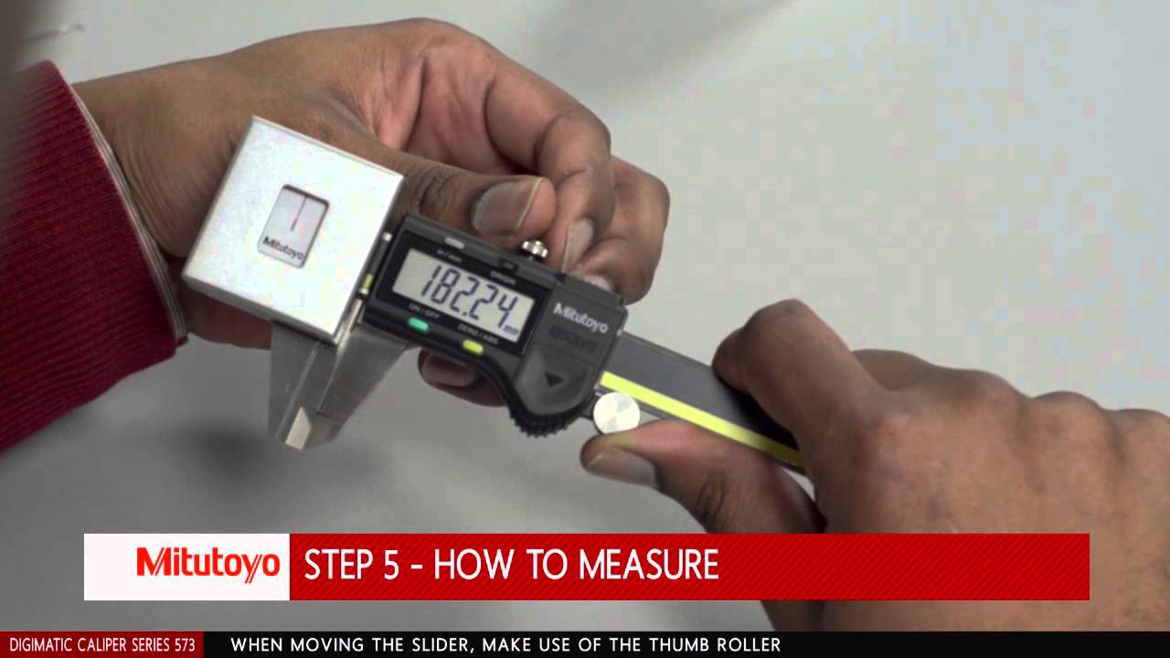 Mitutoyo America Demo Constant Force Caliper YouTube