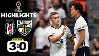 Beşiktaş JK - Kauno Žalgiris 3-0 Maç Özet | UEFA Avrupa Ligi Elemeleri 2026