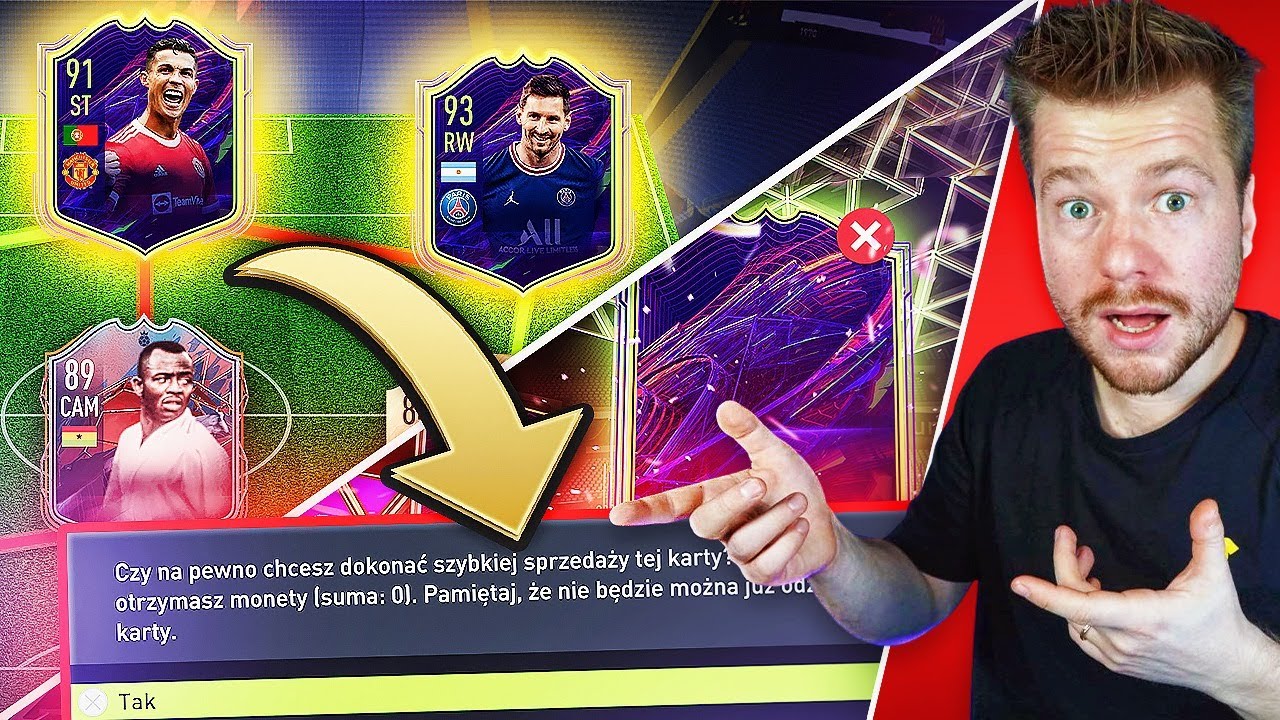 RONALDO I MESSI W DRAFCIE albo QUICK SELL PACZKI Z GWARANTOWANYM OTW w FIFA 22!!!