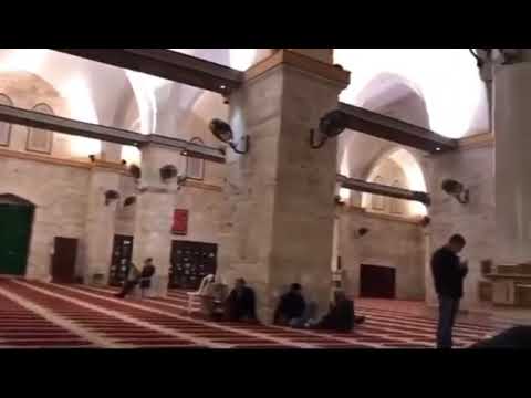 THIAT ET KILIFA DANS LA MOSQUÉE DE AL AQSA JÉRUSALEM POUR APPORTER LEUR SOUTIEN AUX PALESTINIANS