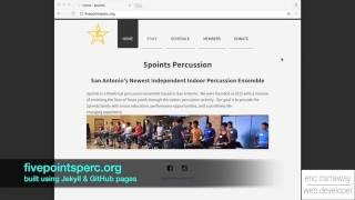 5points Percussion: Jekyll & GitHub Pages