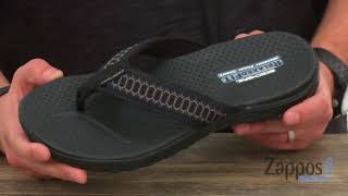 skechers relaxed fit flip flop