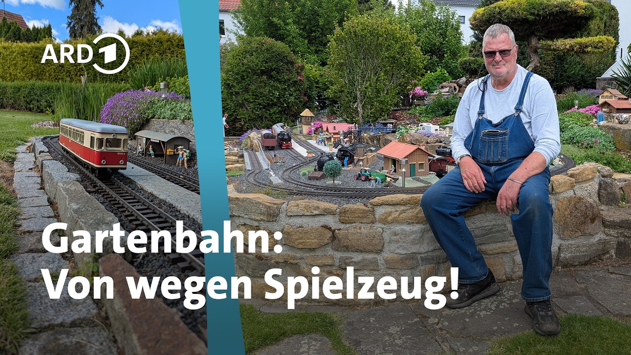Gartenbahn: Gartenpflege rund um die Eisenbahn | MDR Garten