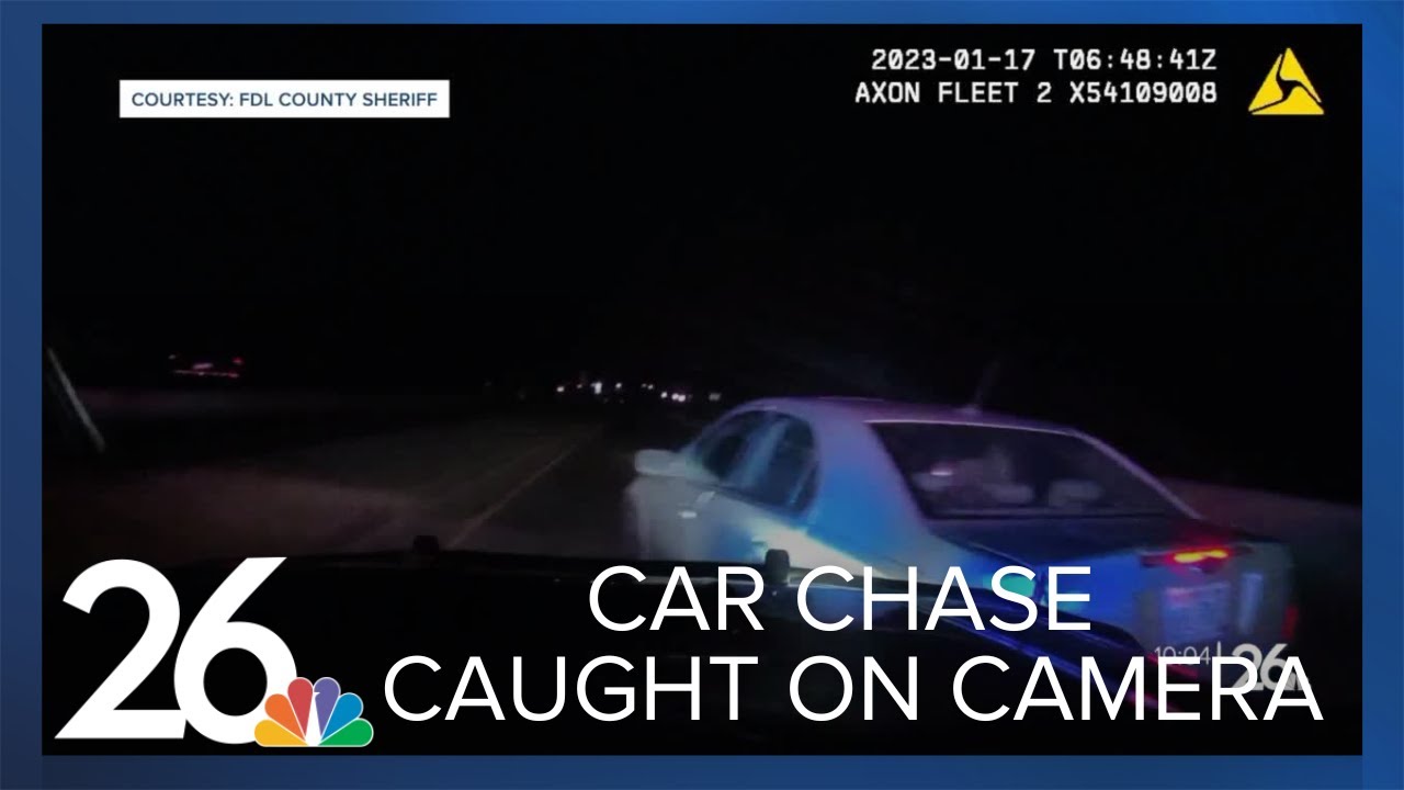 Dash cam video shows deputy chase in Fond du Lac - YouTube