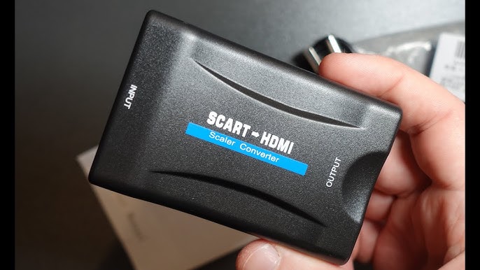 Conversor HDMI a euroconector (HDMI-A a Scart-H) distribuido por