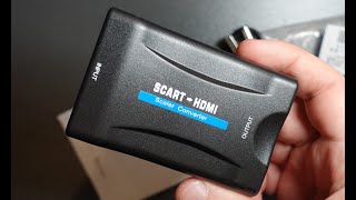 Scart to hdmi Converter -  How to scart to HDMI   DVD, PS2, etc