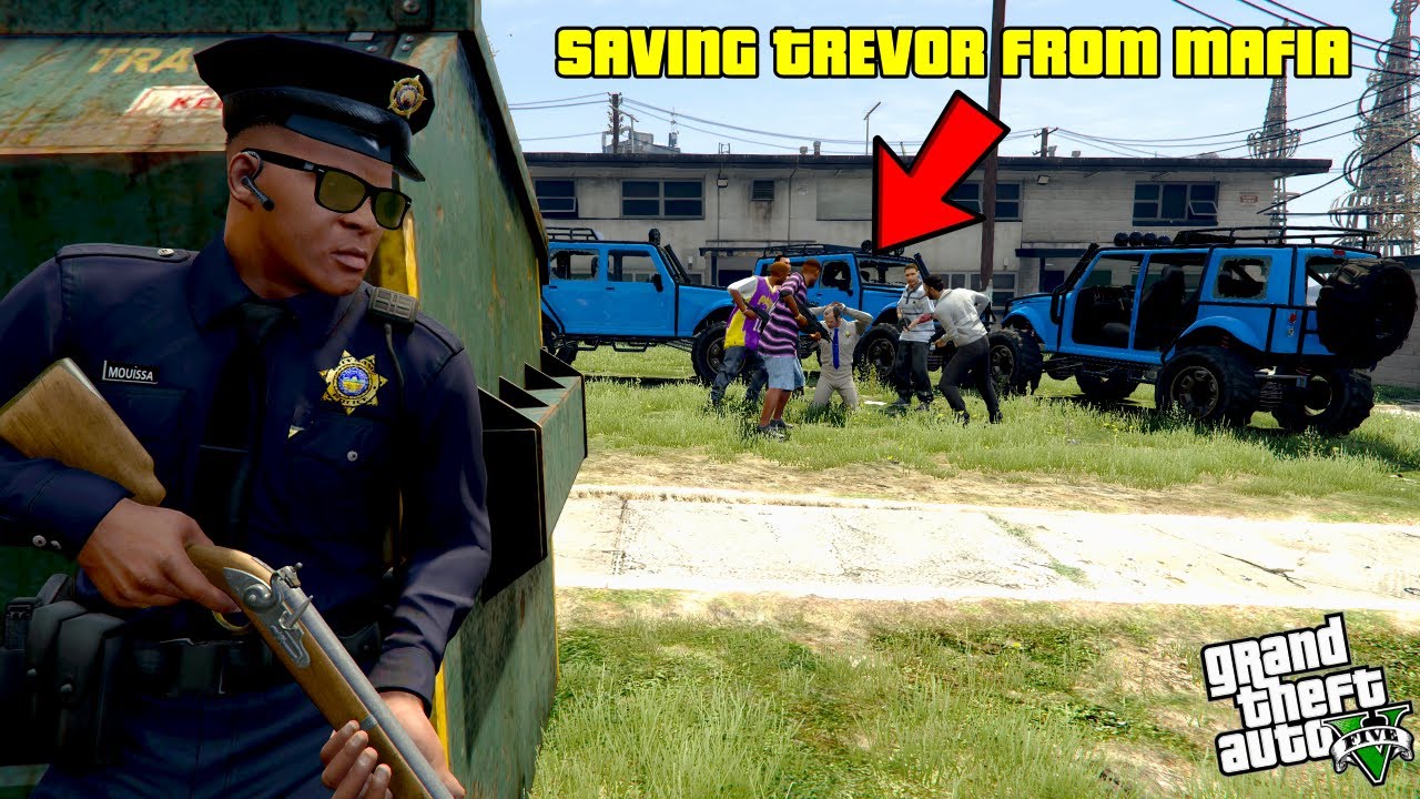 Franklin Saves Trevor from Mafia Gangster | GTA 5 - YouTube