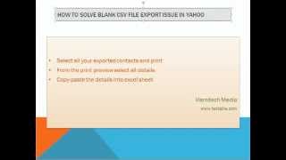 How to Export Facebook Friends List to csv