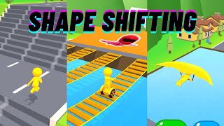 Shape-Shifting Gameplay | Level#1 vs Level#10 vs Level#100