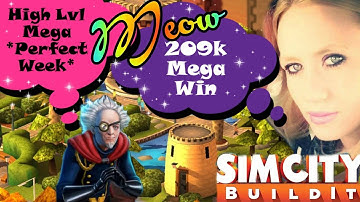 SimCity Build It  High Level Mega Walkthrough (City Meow) *Perfect Week*
