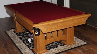Part 1 of the series where John W. Nixon from Eagle Lake Woodworking builds an Arts and Crafts Style Pool table. This 
