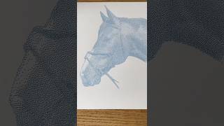 Horse Drawing! #horsedrawing #horseart #equineart #horselove #pointillismart #stipplingdrawing #art
