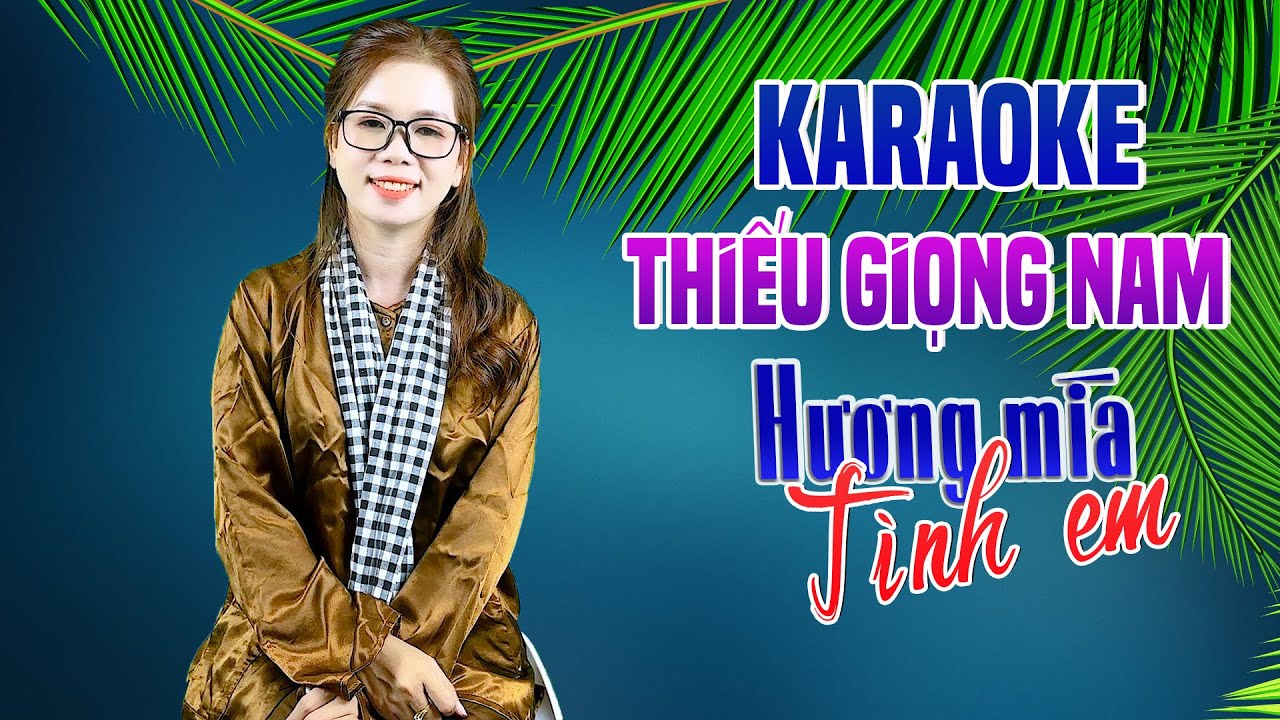 Karaoke Song Ca | HƯƠNG MÍA TÌNH EM - Thiếu Giọng Nam | Song Ca Với Lê Liễu