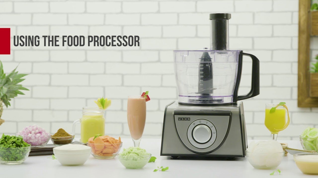 Usha FP 3810 Food Processor 1000Watt Copper Motor with 13 Accessories