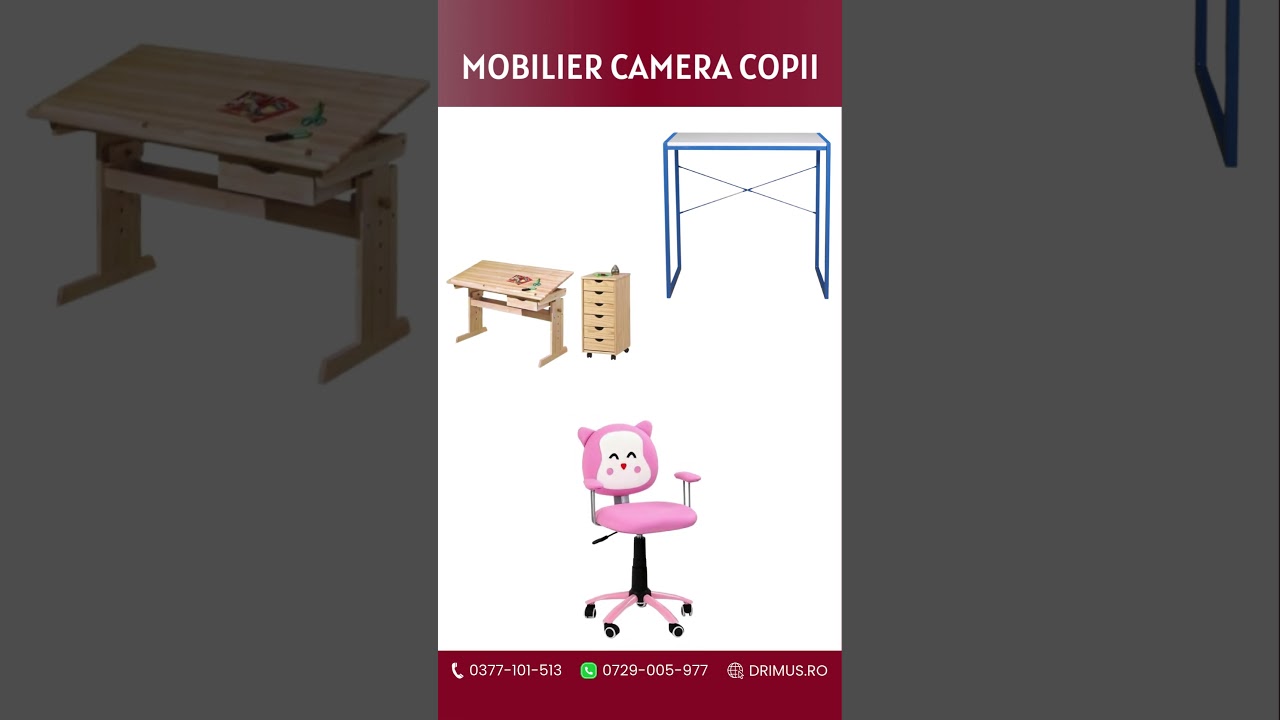 Descopera lumea visurilor: Mobilier pentru copii de la Drimus!