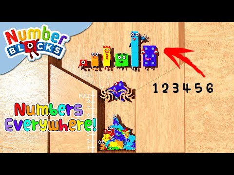 NUMBERBLOCKS | Numbers Everywhere! Bad Day for Everyone! | Shredding Simulation