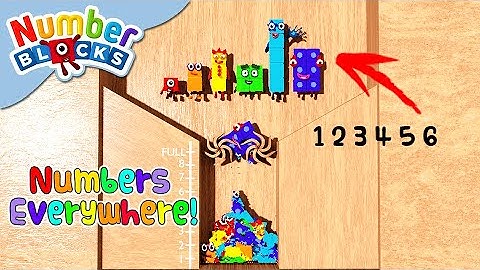 NUMBERBLOCKS | Numbers Everywhere! Bad Day for Everyone! | Shredding Simulation