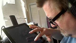demonstrating Thumbjam on the Ipad with Rick Moyer
