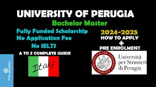 University of Perugia | How to Apply in University of Perugia | Complete Guide screenshot 2