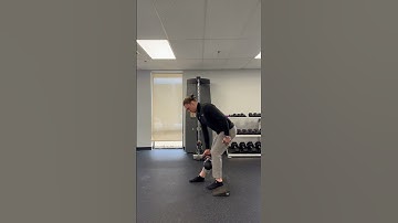 Staggered Stance RDL Rear Foot Elevated - Opposite Hand Hold
