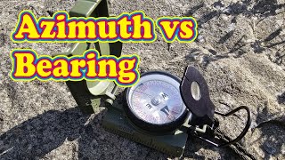 Azimuth vs Bearing  there is a difference