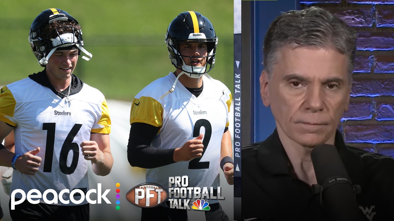 Will Pittsburgh Steelers try to keep four quarterbacks? | Pro Football Talk | NFL on NBC