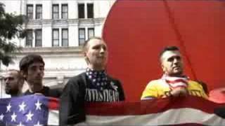 9/11/2008 Luke Rudkowski speech at One Police Plaza