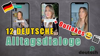 🇩🇪Deutsch lernen mit Alltagsdialogen - Learning German with everyday dialogues