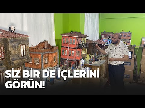 Esnafın yaptığı minyatür yapılar büyük ilgi görüyor!